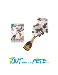 Kit de décoration ballon bouteille plusieurs couleurs 2