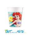 Lot de 8 verres Ariel La Petite Sirène