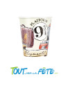 Lot de 8 gobelets en carton Harry Potter