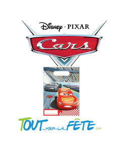 Lot de 6 sac à cadeaux Cars Disney Pixar 2