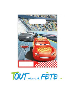 Lot de 6 sac à cadeaux Cars Disney Pixar