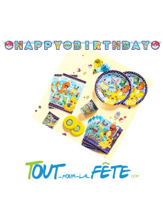 Guirlande Pokémon happy Birth Day 2.18 mètre 2