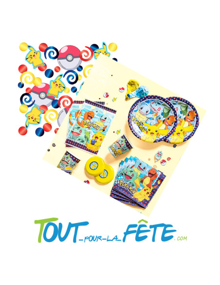 Lot de confettis Pokémon © 14g