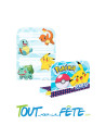 Lot de 8 invitations et enveloppe Pokémon ©