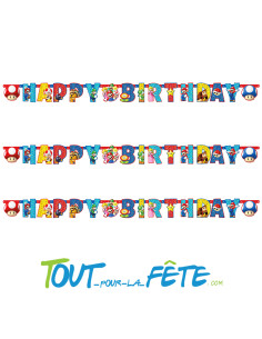 Guirlande happy Birth Day Super Mario