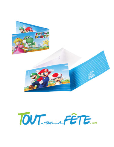 Carton d'invitation Super Mario Bros™