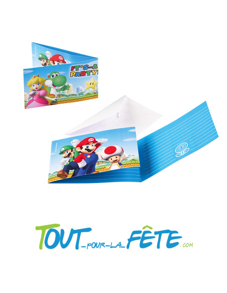 Carton d'invitation Super Mario Bros™