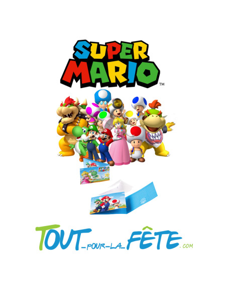 Carton d'invitation Super Mario Bros™