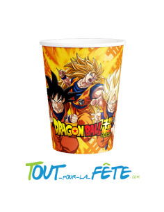 Lot de 8 verres Dragon Ball ©