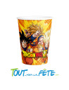 Lot de 8 verres Dragon Ball ©