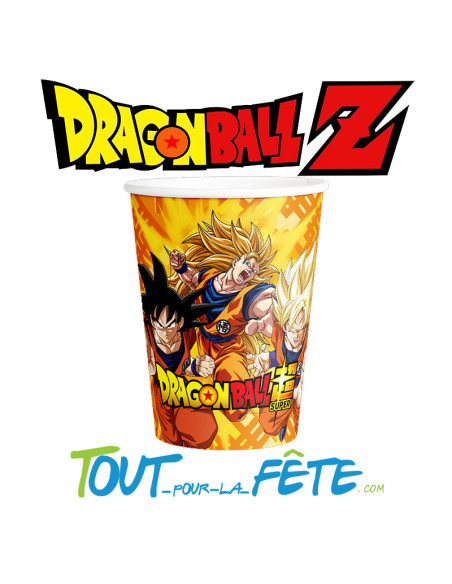 Lot de 8 verres Dragon Ball ©