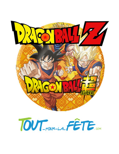 Lot de 8 assiettes Dragon Ball ©