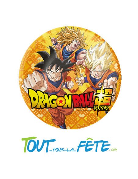 Lot de 8 assiettes Dragon Ball ©