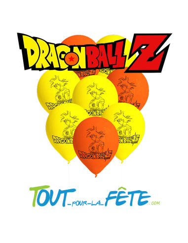 Lot de 8 ballons Dragon Ball ©