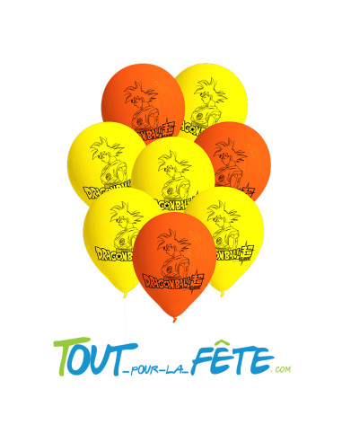 Lot de 8 ballons Dragon Ball ©