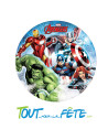 Lot de 8 assiettes en carton Avengers ©