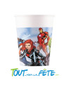 Lot de 8 gobelets en carton Avengers ©