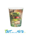 Lot de 10 gobelet Dinosaure 27cl