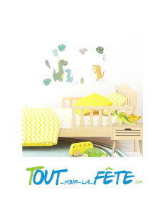Lot de 3 planches de stickers motifs Dinosaure 2