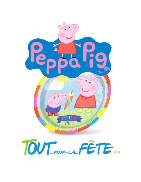 Lot de 8 assiettes Peppa Pig  ©