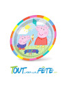 Lot de 8 assiettes Peppa Pig  ©