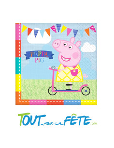 Lot de 16 serviettes Peppa Pig  ©