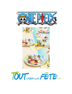 Lot de 8 assiettes One piece © 2