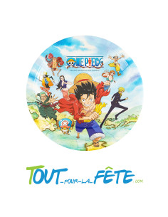 Lot de 8 assiettes One piece ©