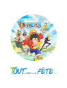 Lot de 8 assiettes One piece ©