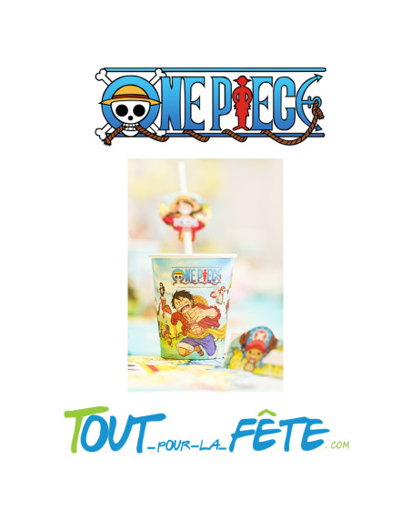 Lot de 8 verres One piece ©