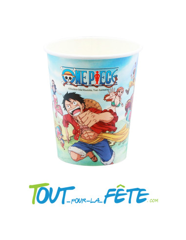 Lot de 8 verres One piece ©