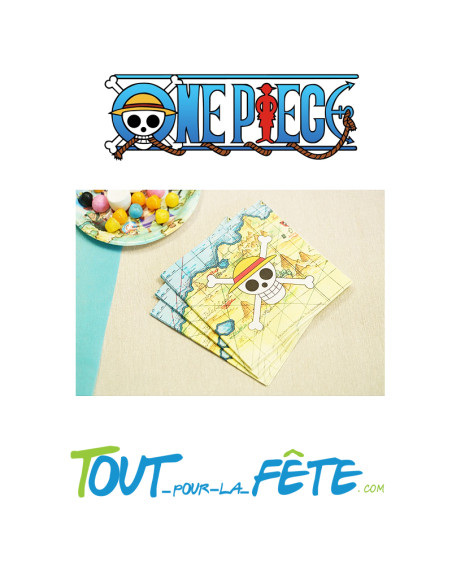 Lot de 20 serviettes One piece ©