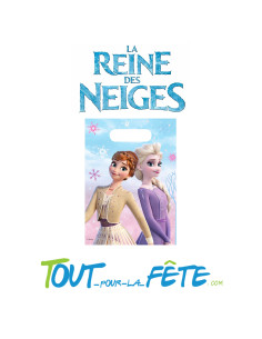 Lot de 6 sacs à cadeau La Reine Des Neiges © 2