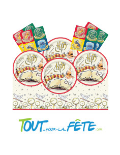 Lot de 8 assiettes en carton Harry Potter © 2