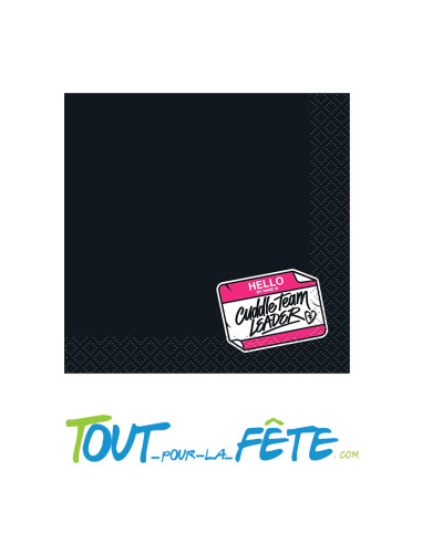 Lot de16 serviettes cocktail fortnite © epic games