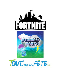 Lot de16 serviettes  fortnite©  epic games 2