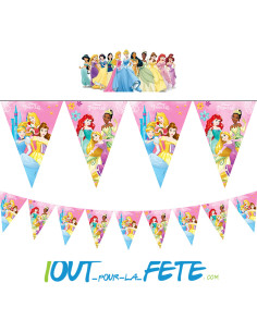 Guirlande de drapeaux Princesses Disney © 2.3 mètres 2