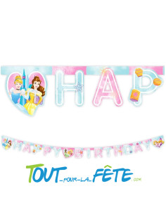 Guirlande de lettres Princesses Disney © 2 mètres