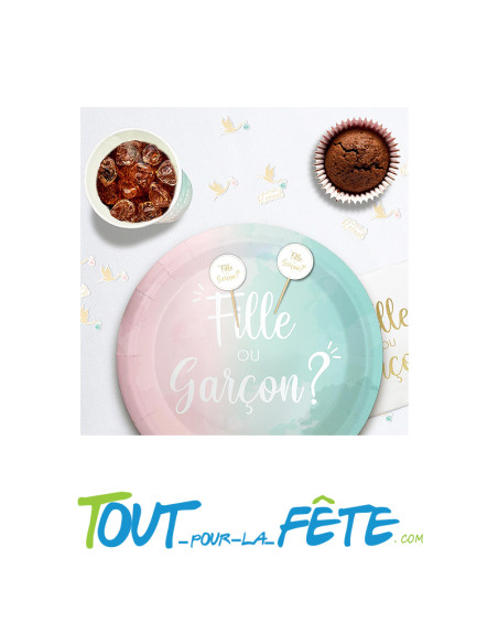 Confettis de table gender reveal
