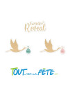 Confettis de table gender reveal
