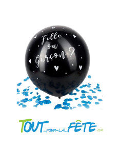 Ballon révélation à percer garçon 60 cm