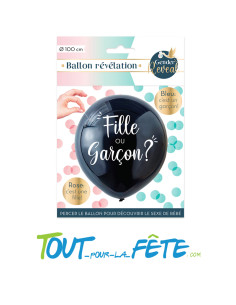 Ballon révélation à percer 100 cm