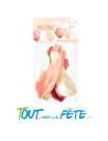 Lot de 6 Ballons Blanc, Rose, Pêche "Mon petit bébé" 30 cm