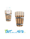 Lot de 6 gobelets pirate 25 cl