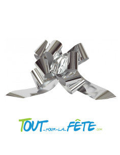 Lot de 5 grands nœuds automatiques métalliques 50mm 2