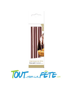 3 Fontaines des glaces rose gold 12 CM