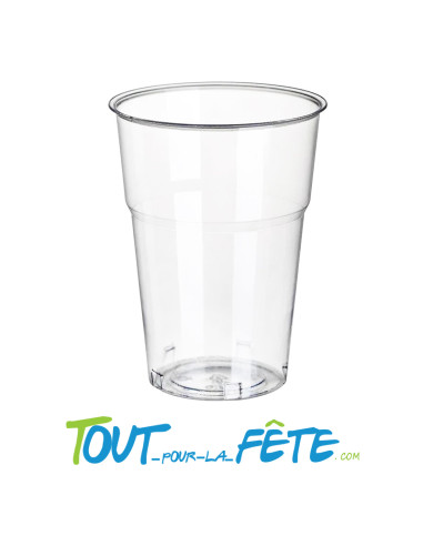 Lot de 15 verres gobelets à Bière Transparent 50 C
