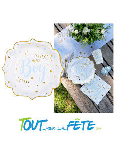 Lot de 10 assiettes Baby Boy 2