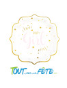 Lot de 10 assiettes Baby Girl