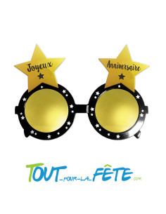 Lunettes joyeux anniversaire par âge